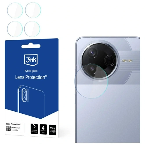 Ochrona na obiektyw aparatu 3MK Lens Protection do Xiaomi Poco F7 Pro [4 PACK]