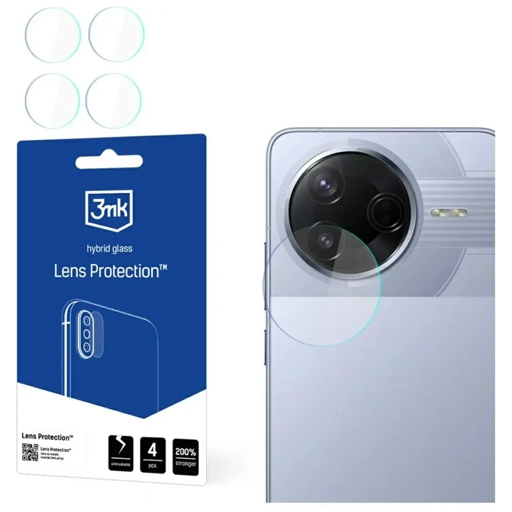 Wholesale 3MK Lens Protection Xiaomi Poco F7 Pro [4 PACK] - 3MK16114 - {ean13} - Hurt