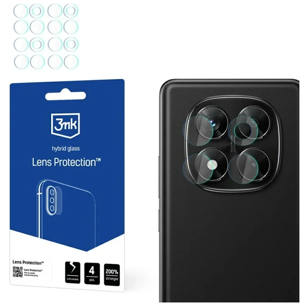 Hurtownia GSM - Protecție lentilă 3MK pentru Redmi Note 14 Pro 4G [4 PACHET] - 3MK16123 - {ean13} - Hurt