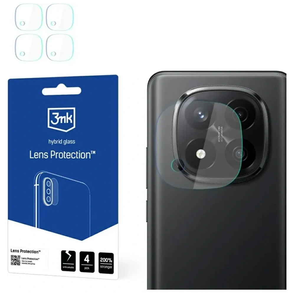 Wholesale 3MK Lens Protection Redmi Note 14 Pro+ Plus [4 PACK] - 3MK16124 - {ean13} - Hurt
