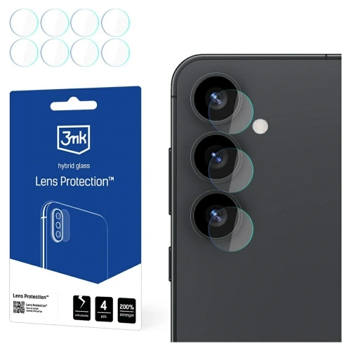 Ochrona na obiektyw aparatu 3MK Lens Protection do Samsung Galaxy S25+ Plus [4 PACK]