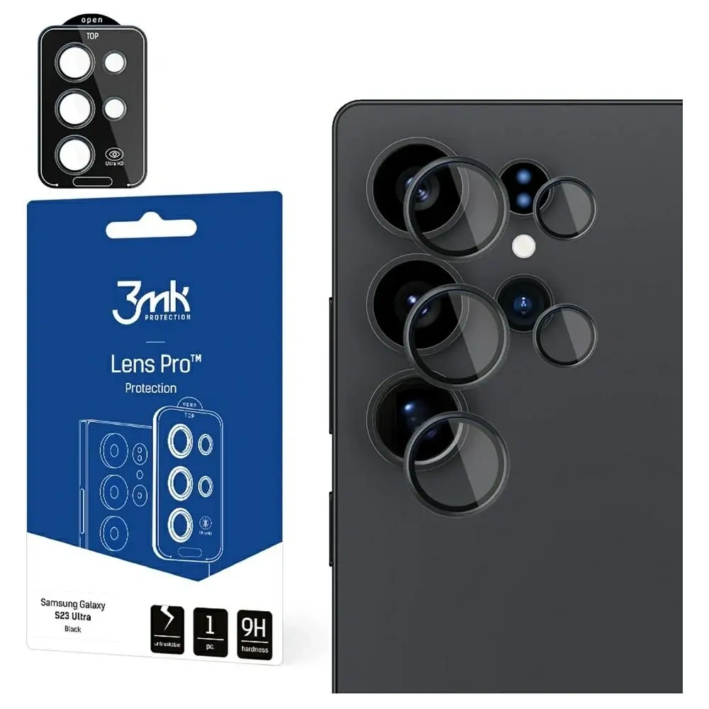 Hurtownia GSM - 3MK Lencsvédelem Pro Samsung Galaxy S25 Ultra fekete - 3MK16127 - {ean13} - Hurt