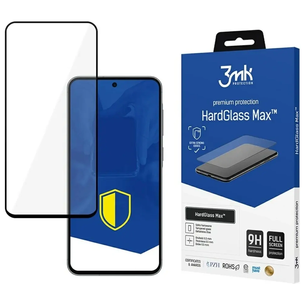 Hurtownia GSM - 3MK HardGlass Max edzett üveg Samsung Galaxy A36 / A56 fekete színben - 3MK16153 - {ean13} - Hurt