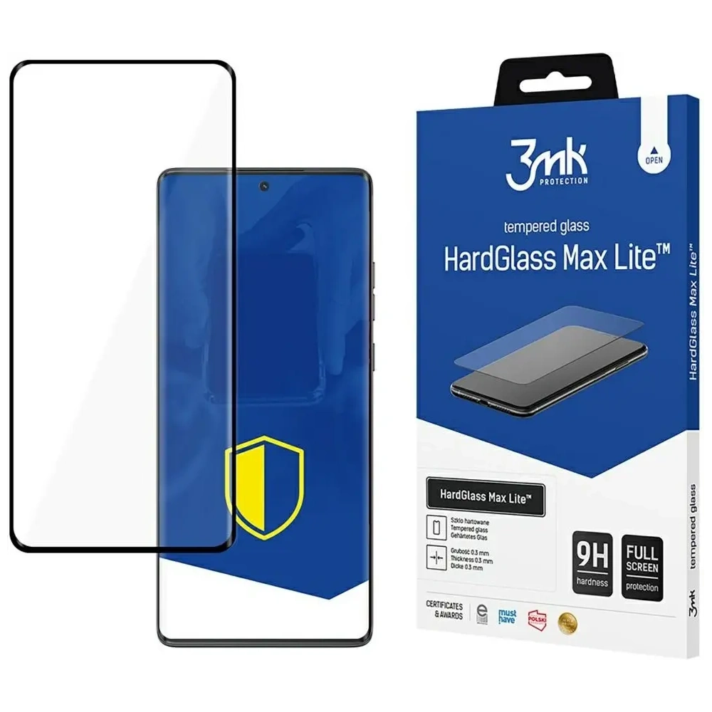 Wholesale Tempered glass 3MK HardGlass Max Lite for Motorola Moto G85 black - 3MK16157 - {ean13} - Hurt
