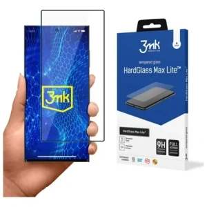 Hurtownia GSM - Sticlă securizată 3MK HardGlass Max Lite pentru Samsung Galaxy S24 Ultra neagră - 3MK16160 - {ean13} - Hurt