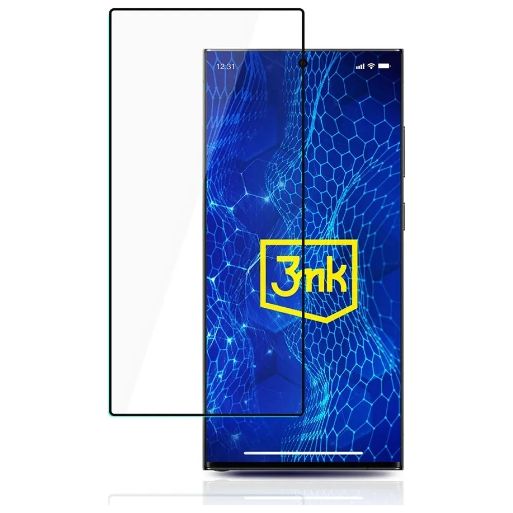 Hurtownia GSM - Sticlă securizată 3MK HardGlass Max Lite pentru Samsung Galaxy S24 Ultra neagră - 3MK16160 - {ean13} - Hurt