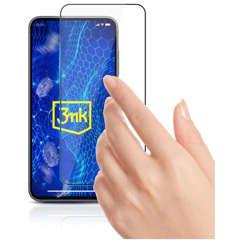 Szkło hartowane 3MK HardGlass Max Lite do Samsung Galaxy S24+ Plus czarny