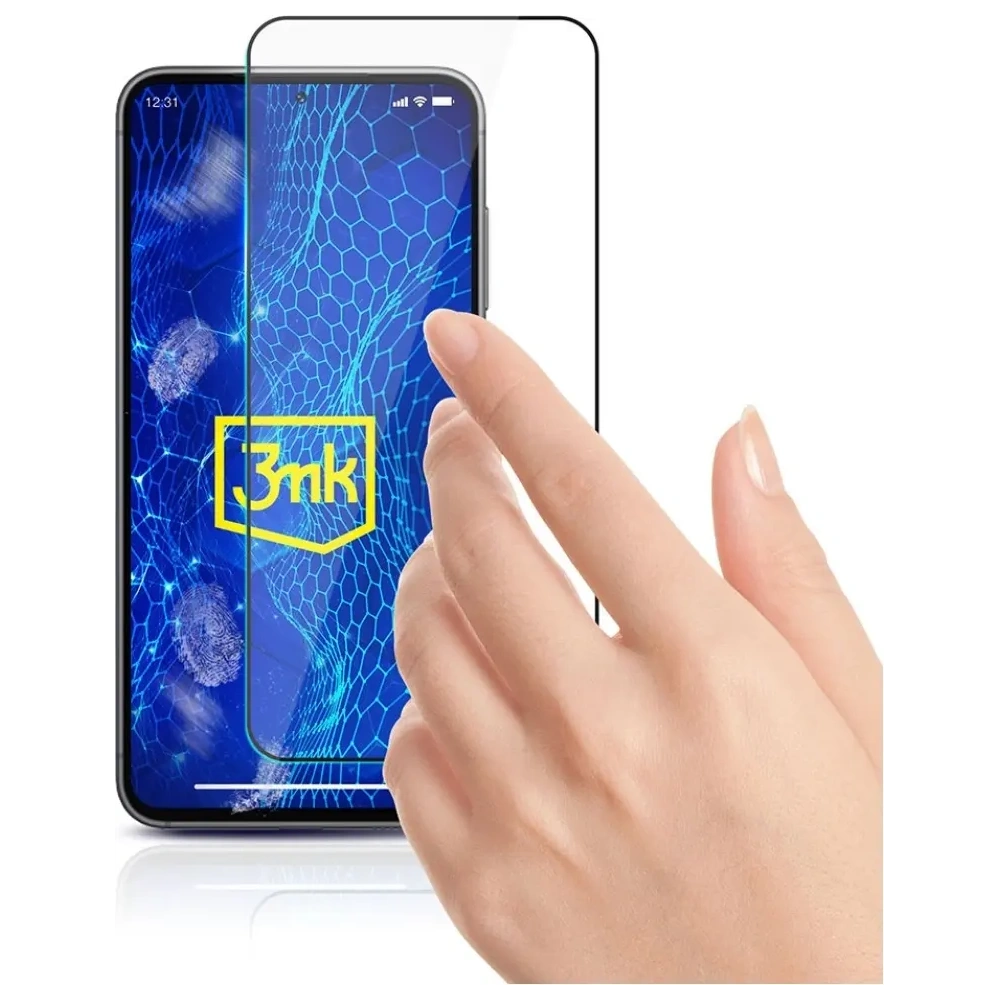 Hurtownia GSM - Sticlă securizată 3MK HardGlass Max Lite pentru Samsung Galaxy S24+ Plus neagră - 3MK16161 - {ean13} - Hurt
