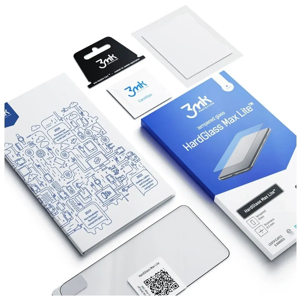 Hurtownia GSM - Sticlă securizată 3MK HardGlass Max Lite pentru Samsung Galaxy S24+ Plus neagră - 3MK16161 - {ean13} - Hurt