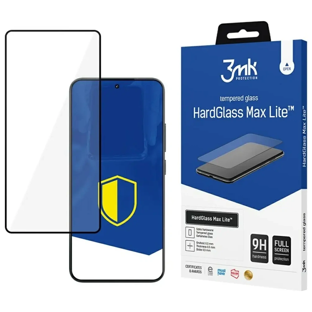 Wholesale Tempered glass 3MK HardGlass Max Lite for Xiaomi 15 black - 3MK16163 - {ean13} - Hurt