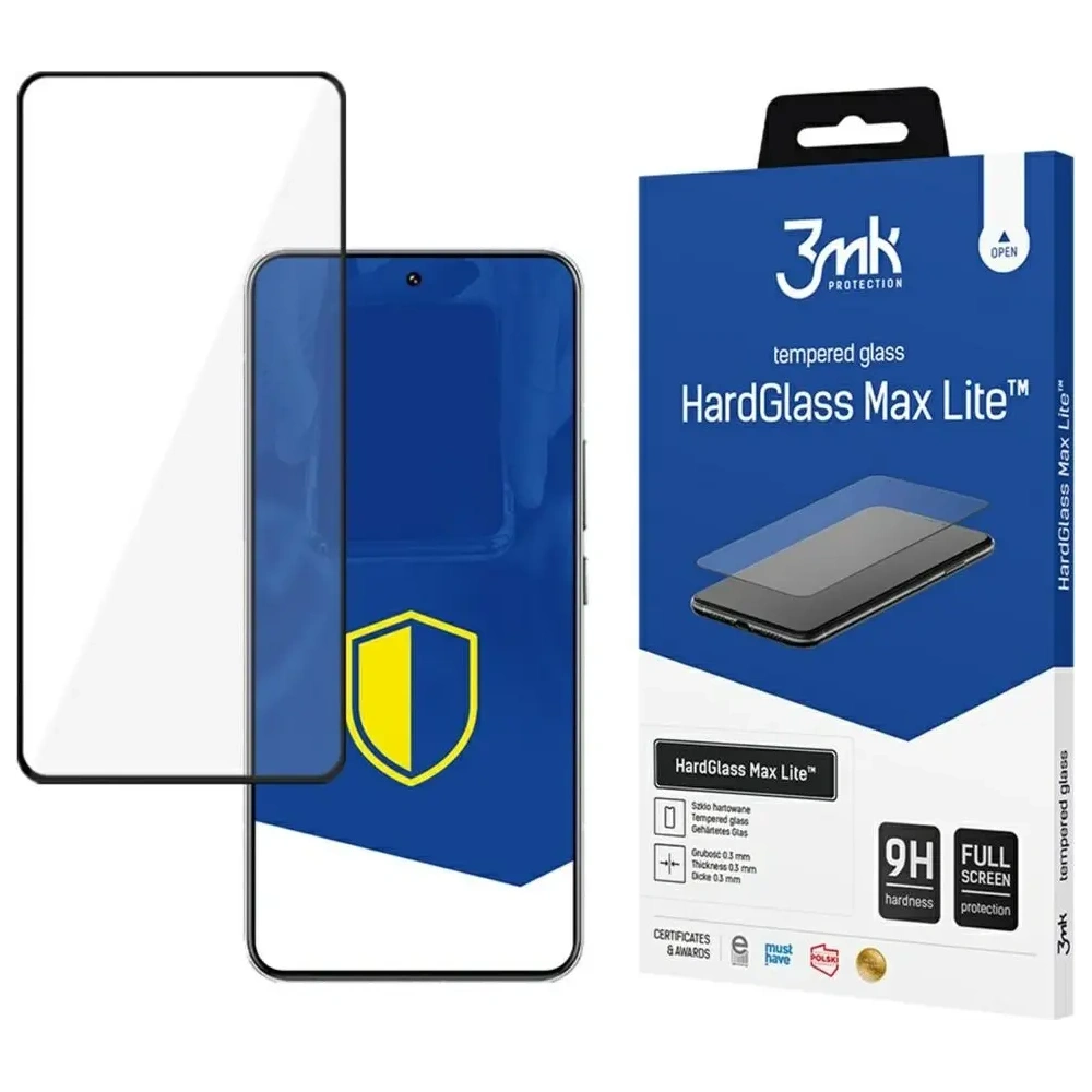 Wholesale Tempered glass 3MK HardGlass Max Lite for Xiaomi 15 Ultra black - 3MK16164 - {ean13} - Hurt