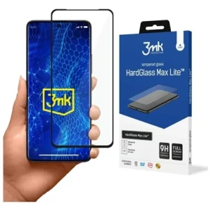 Hurtownia GSM - Sticlă securizată 3MK HardGlass Max Lite pentru Xiaomi Redmi Note 13 Pro+ Plus neagră - 3MK16165 - {ean13} - Hurt