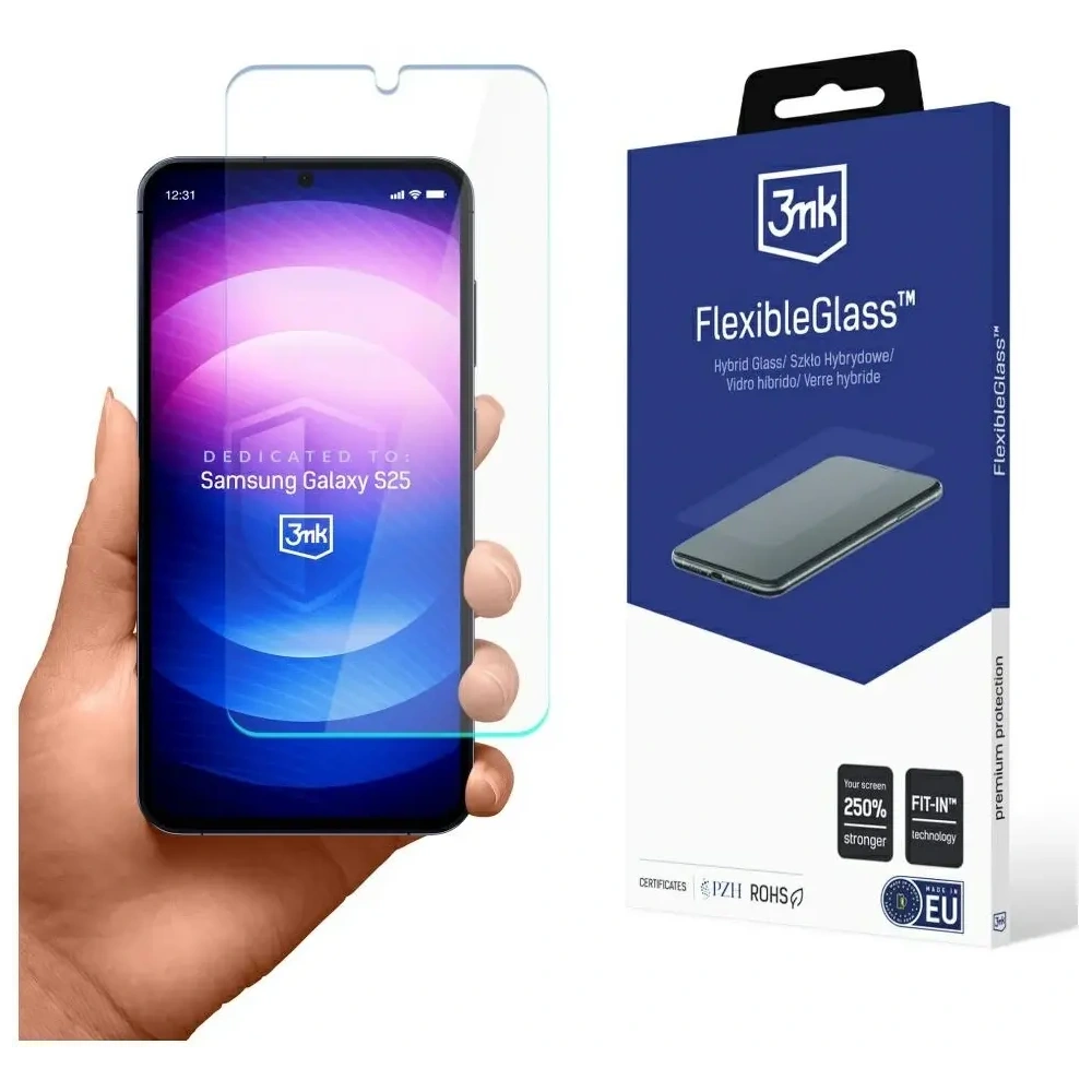 Hurtownia GSM - Sticlă hibridă 3MK FlexibleGlass pentru Samsung Galaxy S25 - 3MK16186 - {ean13} - Hurt