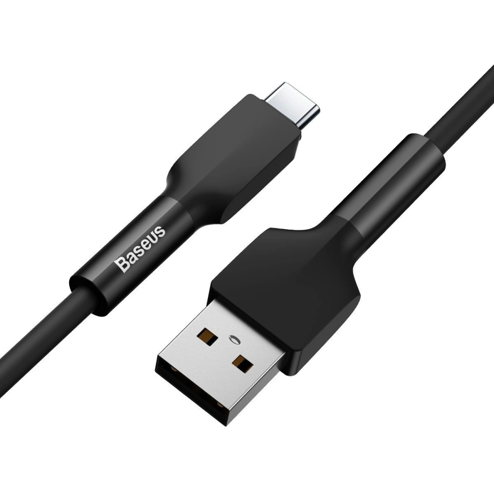 Hurtownia GSM - Kabel USB-C Baseus Silika Gel, 3A, 2m (černý) - BSU1510BLK - {ean13} - Hurt