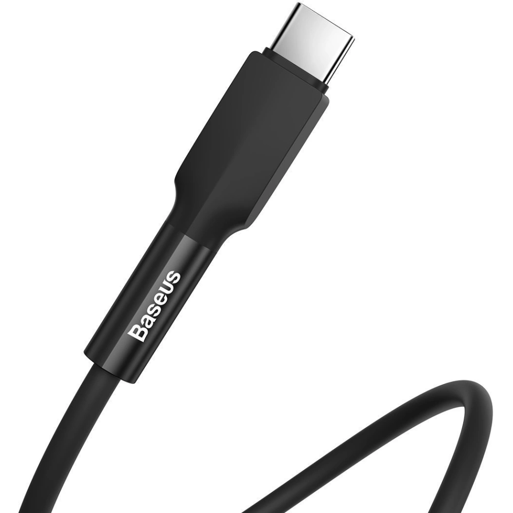 Hurtownia GSM - Kabel USB-C Baseus Silika Gel, 3A, 2m (černý) - BSU1510BLK - {ean13} - Hurt