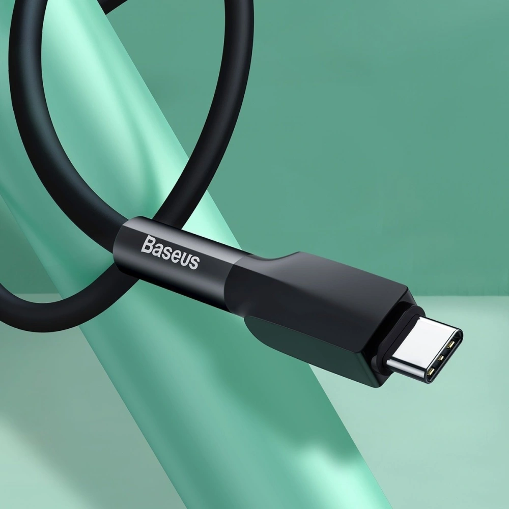 Hurtownia GSM - Kabel USB-C Baseus Silika Gel, 3A, 2m (černý) - BSU1510BLK - {ean13} - Hurt