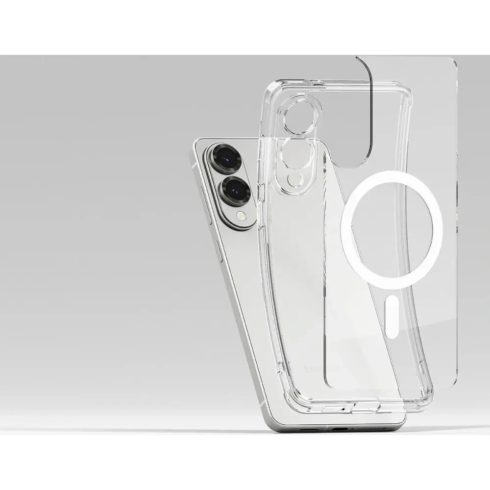 Hurtownia GSM - Ringke Fusion Magnetic MagSafe Samsung Galaxy S25 Edge Transparent - RGK11805 - {ean13} - Hurt