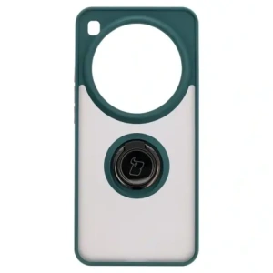 Wholesale Bizon Case Hybrid Ring Xiaomi 15 Ultra smoked with a dark green frame - BIZ9155 - {ean13} - Hurt