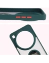 Wholesale Bizon Case Hybrid Ring Xiaomi 15 Ultra smoked with a dark green frame - BIZ9155 - {ean13} - Hurt