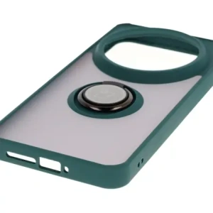Wholesale Bizon Case Hybrid Ring Xiaomi 15 Ultra smoked with a dark green frame - BIZ9155 - {ean13} - Hurt