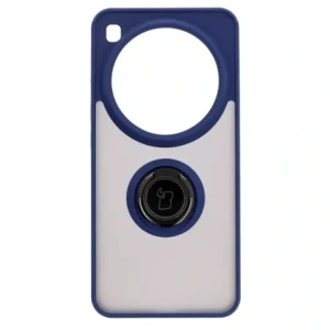 Hurtownia GSM - Husa Bizon Case Hybrid Ring Xiaomi 15 Ultra fumurie cu un cadru albastru marin - BIZ9156 - {ean13} - Hurt