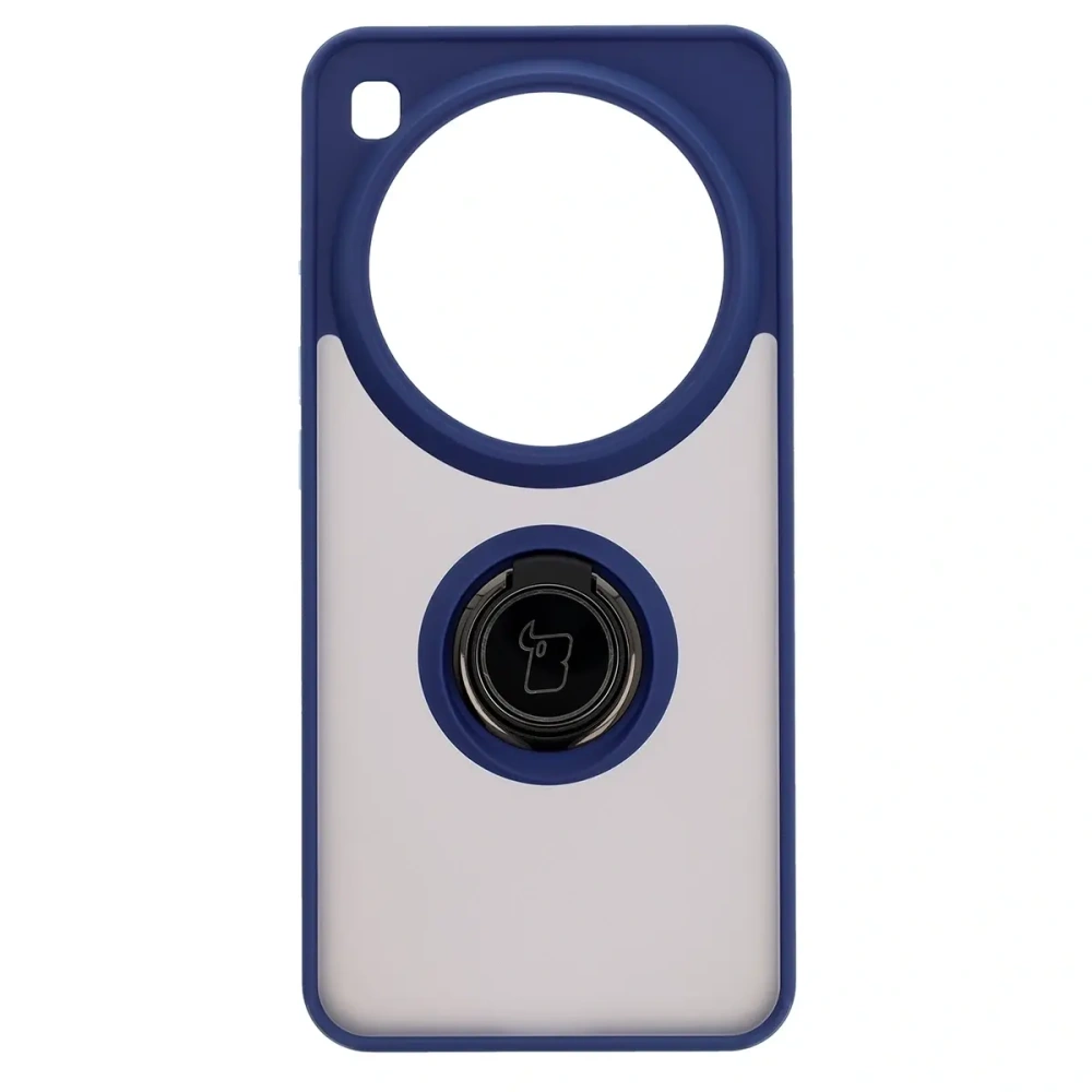 Wholesale Bizon Case Hybrid Ring Xiaomi 15 Ultra smoky with a navy blue frame - BIZ9156 - {ean13} - Hurt