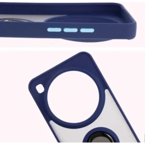 Wholesale Bizon Case Hybrid Ring Xiaomi 15 Ultra smoky with a navy blue frame - BIZ9156 - {ean13} - Hurt