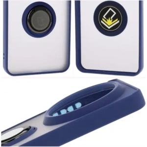 Wholesale Bizon Case Hybrid Ring Xiaomi 15 Ultra smoky with a navy blue frame - BIZ9156 - {ean13} - Hurt