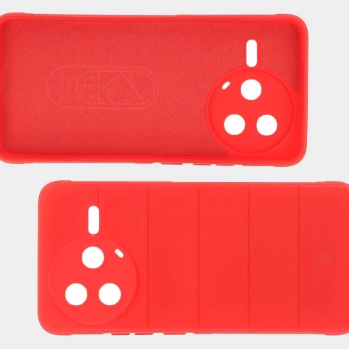 Pancerne etui Bizon Case Tur do Xiaomi Poco F7 Pro czerwone