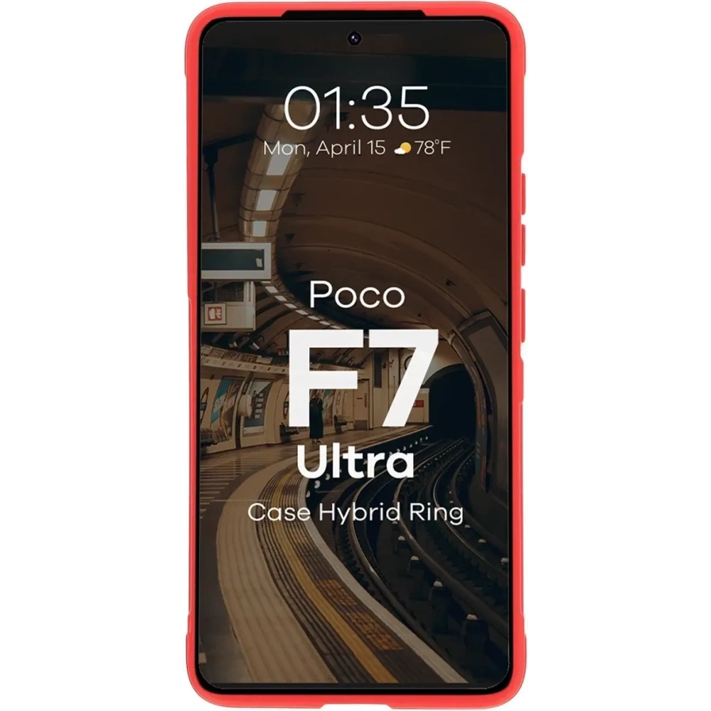 Hurtownia GSM - Bizon tok Tur Xiaomi Poco F7 Ultra piros - BIZ9158 - {ean13} - Hurt