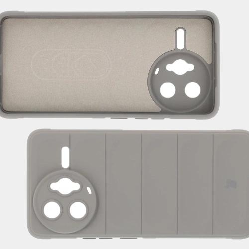 Pancerne etui Bizon Case Tur do Xiaomi Poco F7 Ultra jasnoszare