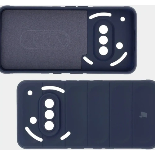 Pancerne etui Bizon Case Tur do Nothing Phone (3a) granatowe