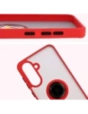 Wholesale Bizon Case Hybrid Ring Samsung Galaxy A36 5G smoky with a red frame - BIZ9163 - {ean13} - Hurt