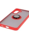 Hurtownia GSM - Bizon Case Hybrid Gyűrű Samsung Galaxy A36 5G füstös piros kerettel - BIZ9163 - {ean13} - Hurt