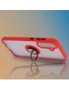 Wholesale Bizon Case Hybrid Ring Samsung Galaxy A36 5G smoky with a red frame - BIZ9163 - {ean13} - Hurt