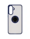 Wholesale Bizon Case Hybrid Ring Samsung Galaxy A36 5G smoky with a navy blue frame - BIZ9164 - {ean13} - Hurt
