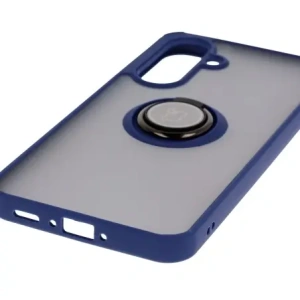 Hurtownia GSM - Bizon Case Hybrid Ring Samsung Galaxy A36 5G fumuriu cu ramă albastră închisă - BIZ9164 - {ean13} - Hurt
