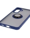 Wholesale Bizon Case Hybrid Ring Samsung Galaxy A36 5G smoky with a navy blue frame - BIZ9164 - {ean13} - Hurt