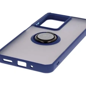 Wholesale Bizon Case Hybrid Ring Realme C75 4G / 14x 5G smoky with a navy blue frame - BIZ9165 - {ean13} - Hurt
