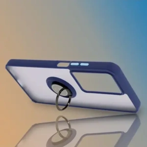 Hurtownia GSM - Bizon Case Hybrid Ring Realme C75 4G / 14x 5G kouřový s námořnickým modrým rámem - BIZ9165 - {ean13} - Hurt