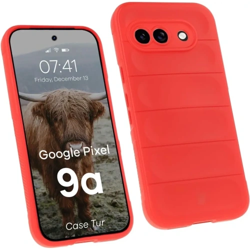 Pancerne etui Bizon Case Tur do Google Pixel 9a czerwone
