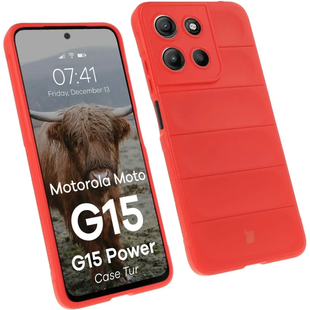 Hurtownia GSM - Husă Bizon Tur Motorola Moto G15 / G15 Power roșie - BIZ9170 - {ean13} - Hurt