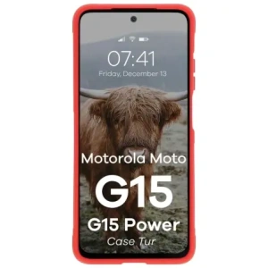 Wholesale Bizon Case Tur Motorola Moto G15 / G15 Power red - BIZ9170 - {ean13} - Hurt