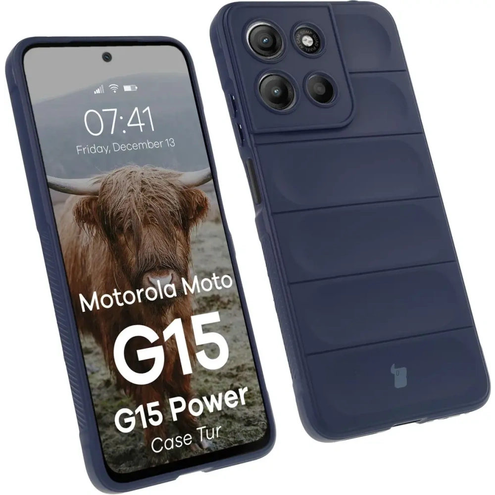 Wholesale Bizon Case Tur Motorola Moto G15 / G15 Power navy blue - BIZ9171 - {ean13} - Hurt