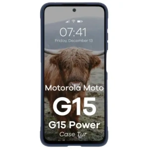 Wholesale Bizon Case Tur Motorola Moto G15 / G15 Power navy blue - BIZ9171 - {ean13} - Hurt