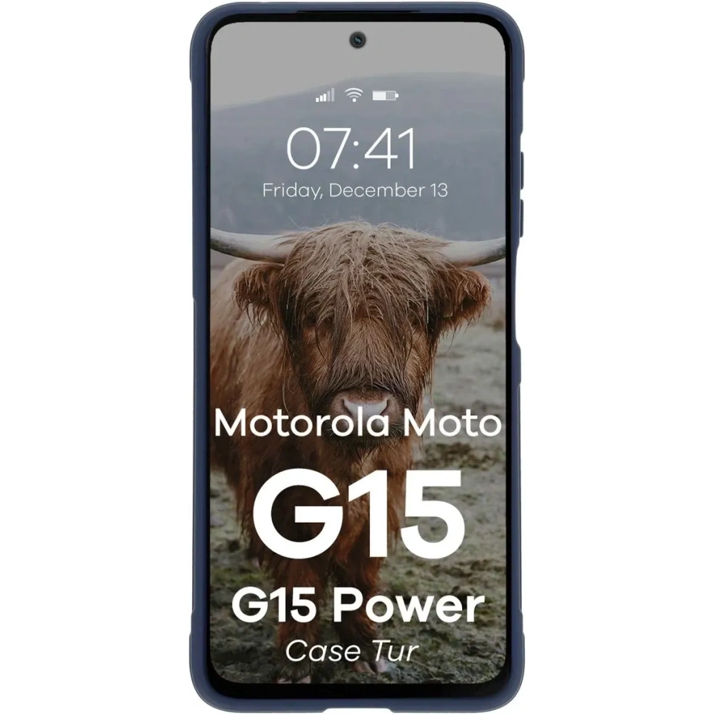 Wholesale Bizon Case Tur Motorola Moto G15 / G15 Power navy blue - BIZ9171 - {ean13} - Hurt