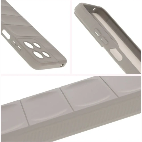 Pancerne etui Bizon Case Tur do Motorola Moto G15 / G15 Power jasnoszare