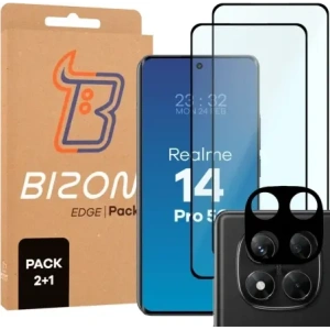 Hurtownia GSM - Bizon Edge 2 csomag 2x edzett üveg + 1x lencsevédő Realme 14 Pro 5G-hez - BIZ9175 - {ean13} - Hurt