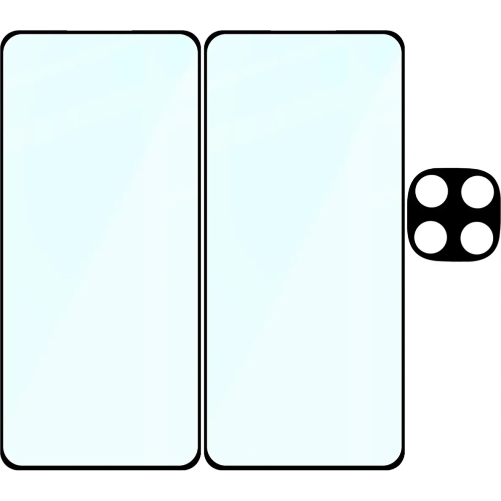 Hurtownia GSM - 2x szkło na ekran + 1x na aparat Bizon Edge 3D Pack do Realme 14 Pro 5G - BIZ9175 - {ean13} - Hurt