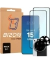 Wholesale Bizon Edge 2 Pack 2x tempered glass + 1x lens protection Xiaomi 15 Ultra - BIZ9176 - {ean13} - Hurt
